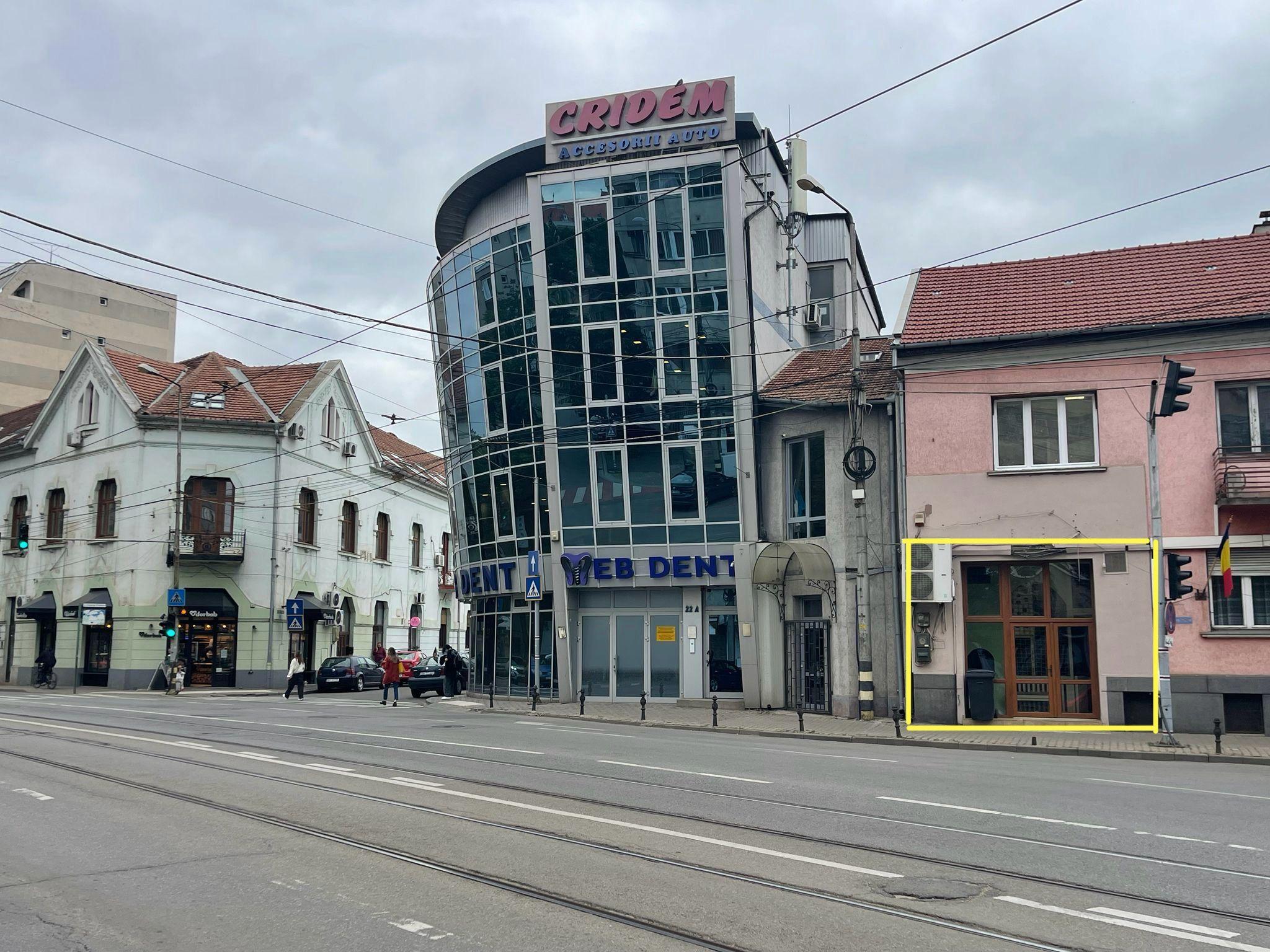 Spațiu comercial de închiriat – Str. Magheru, zonă cu trafic intens - 1