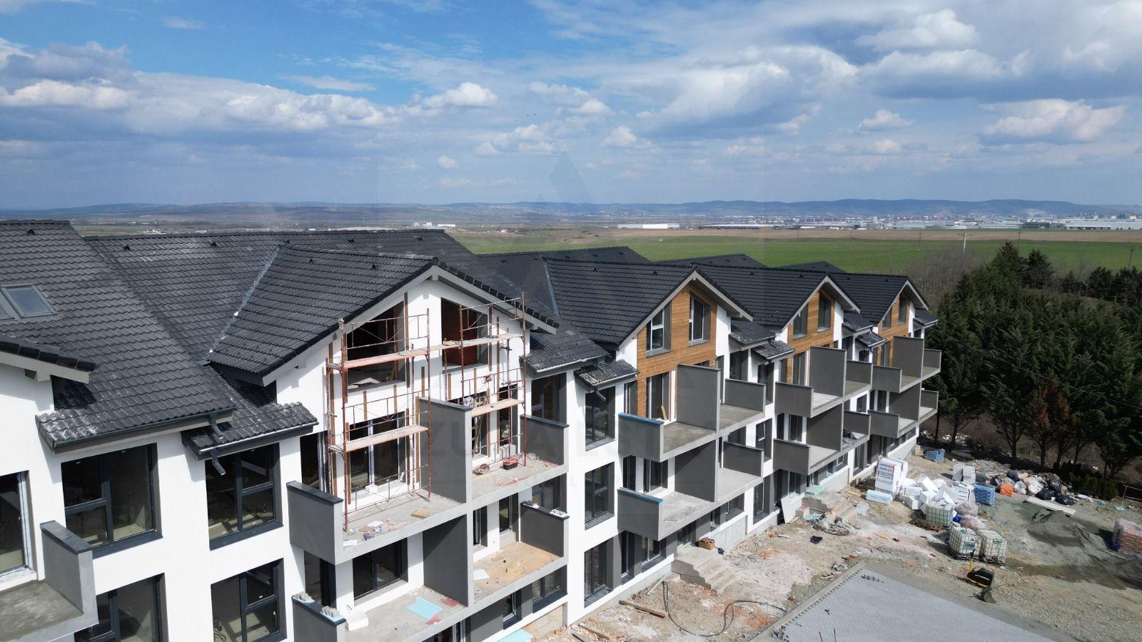 Apartament premium 68.4 mp utili 3 camere 2 bai etaj 1 in Cristian - 1