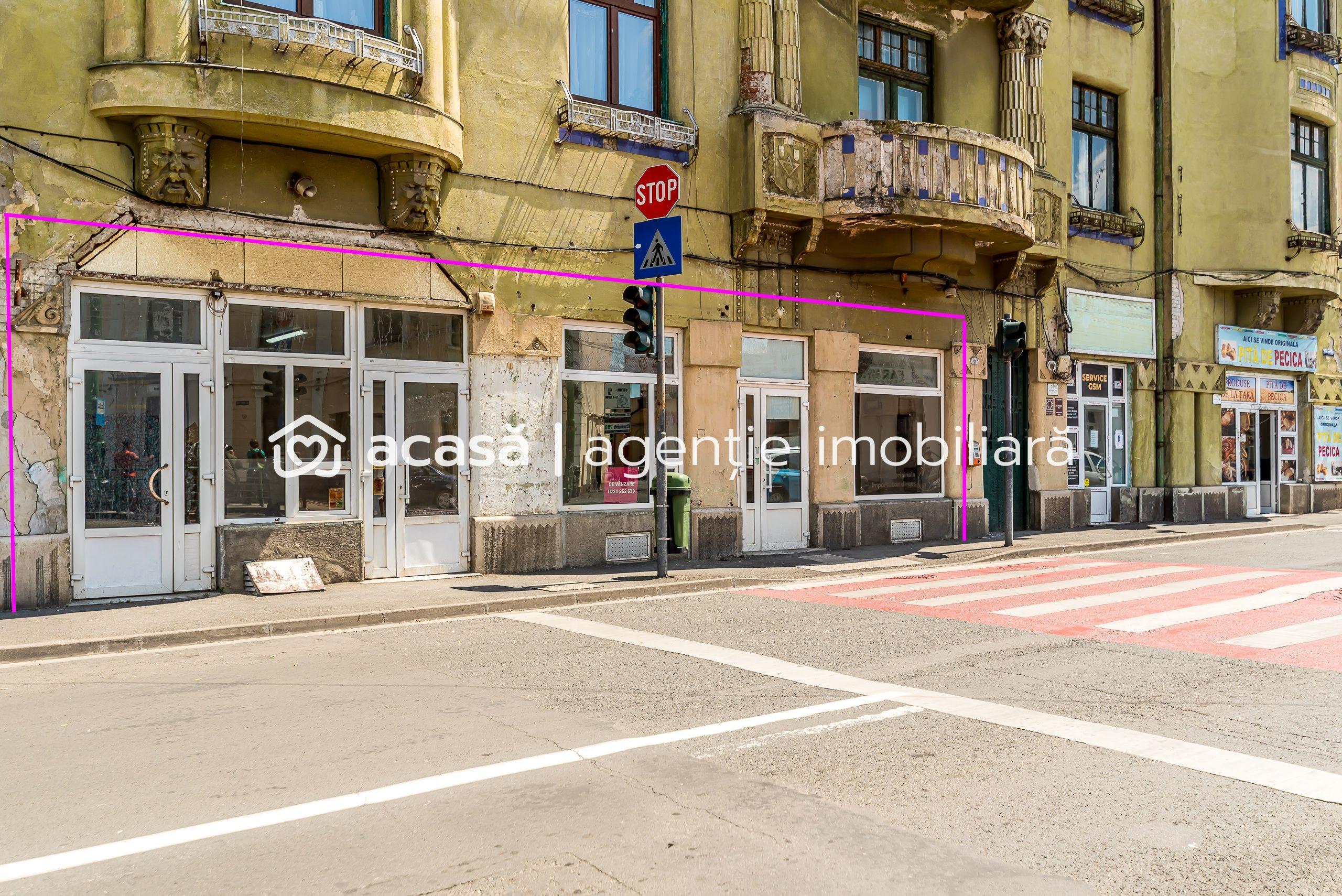 Spatiu comercial ,cu vitrina de in zona Boul Rosu.