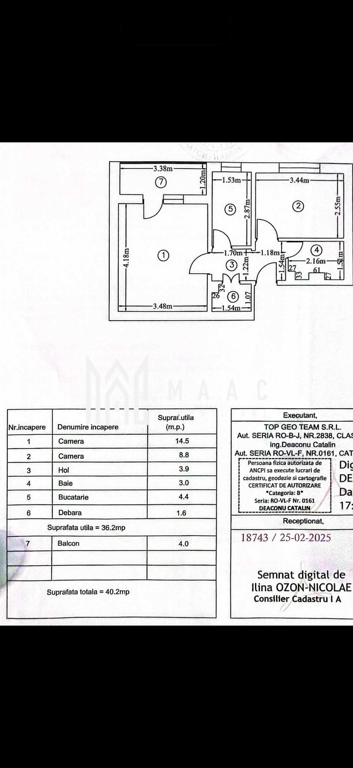 Apartament 2 camere decomandat | Ostroveni, Vâlcea | 37,6 mp, etaj 1 - 9