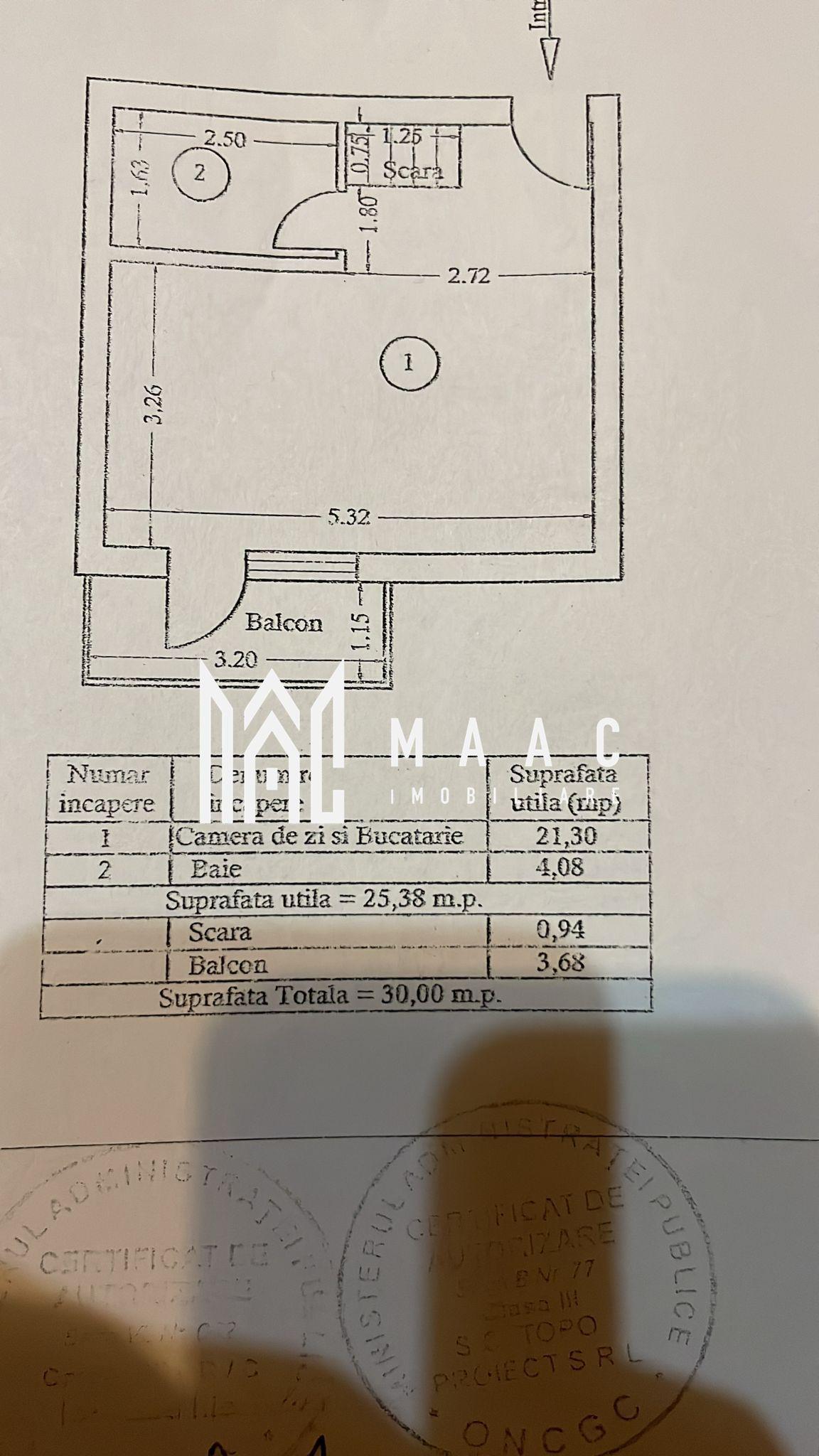 Apartament 2 camere | 49 mpu | Centru | - 15