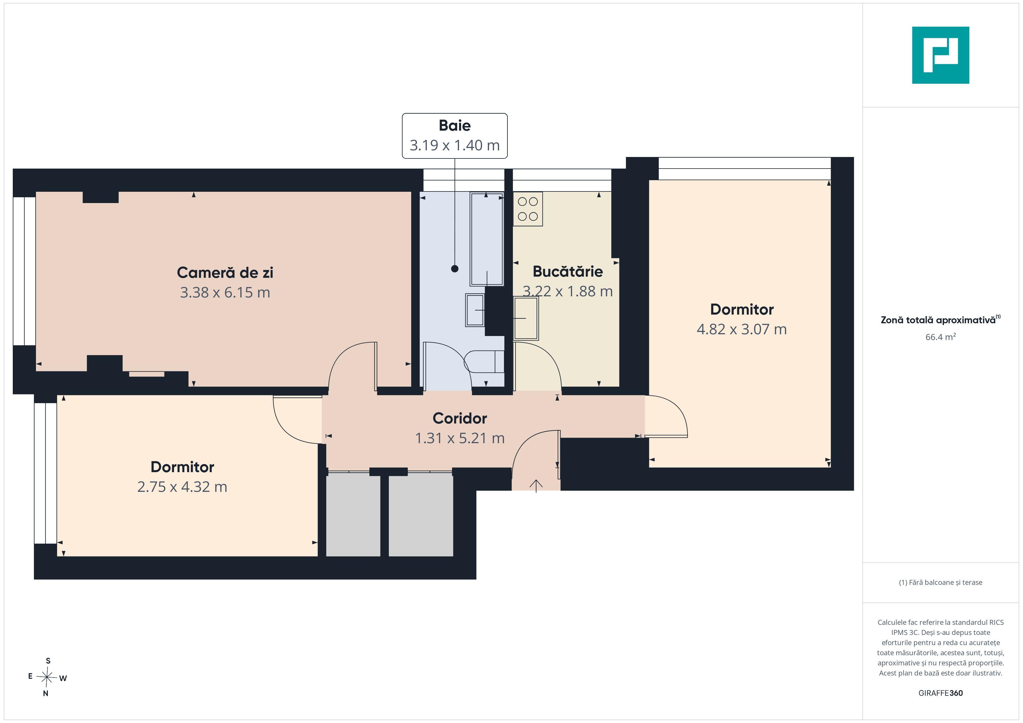 Apartament 3 camere, Cantemir - 7