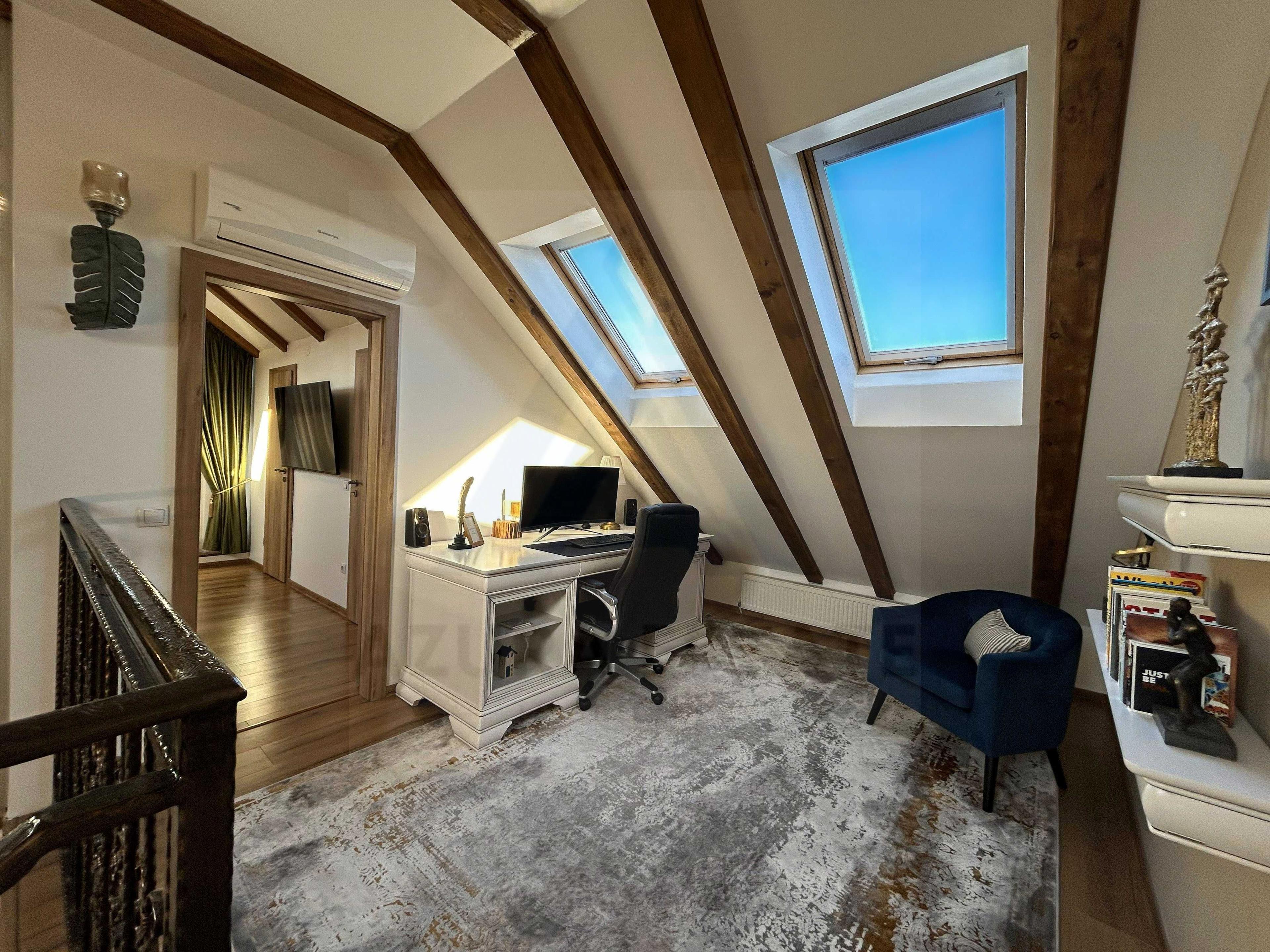 Penthouse lux 122 mp utili 4 camere 3 bai etaj 2 in Arhitectilor - 4