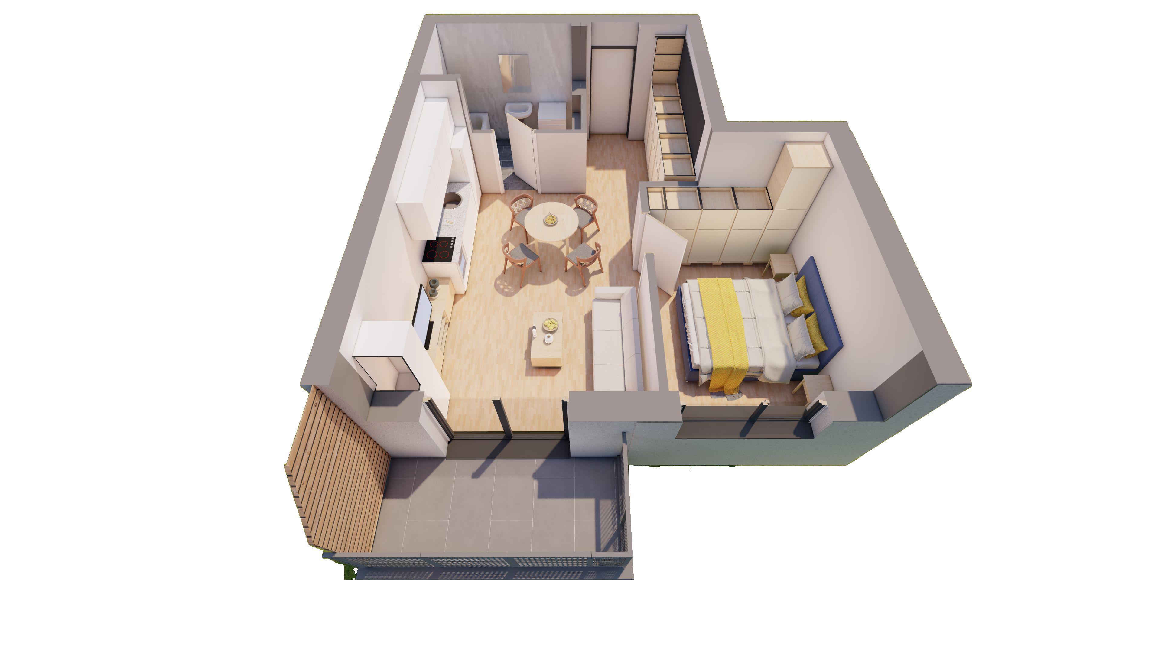 Apartament nou direct dezvoltator ARED RED9 CITY IMAR - 2