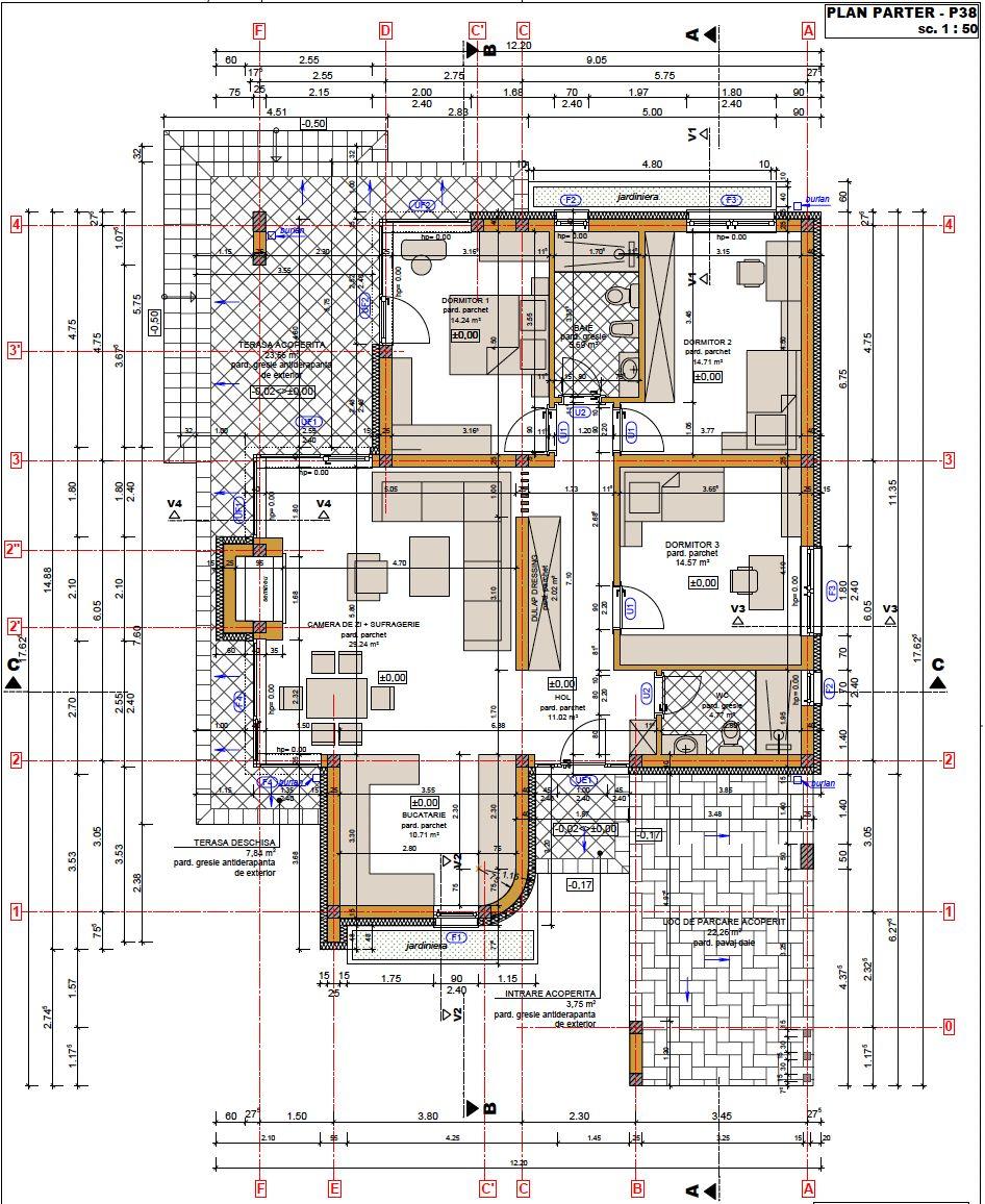 Vilă nou construită, 130 mp, 4 cam,Oradea. 255.000 € + TVA. Comision 0 - 3