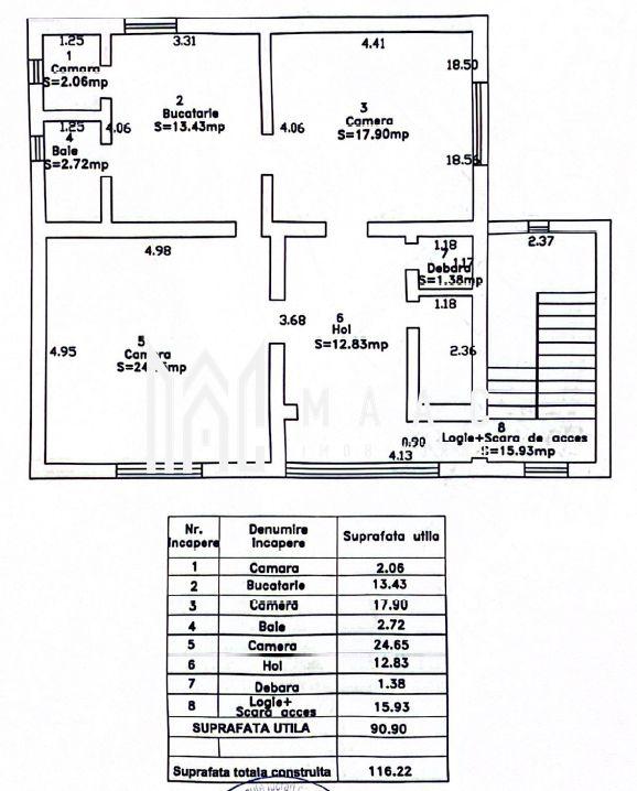 Casa individuala 6 camere | 200mp | Curte | Calea Dumbravii - 5