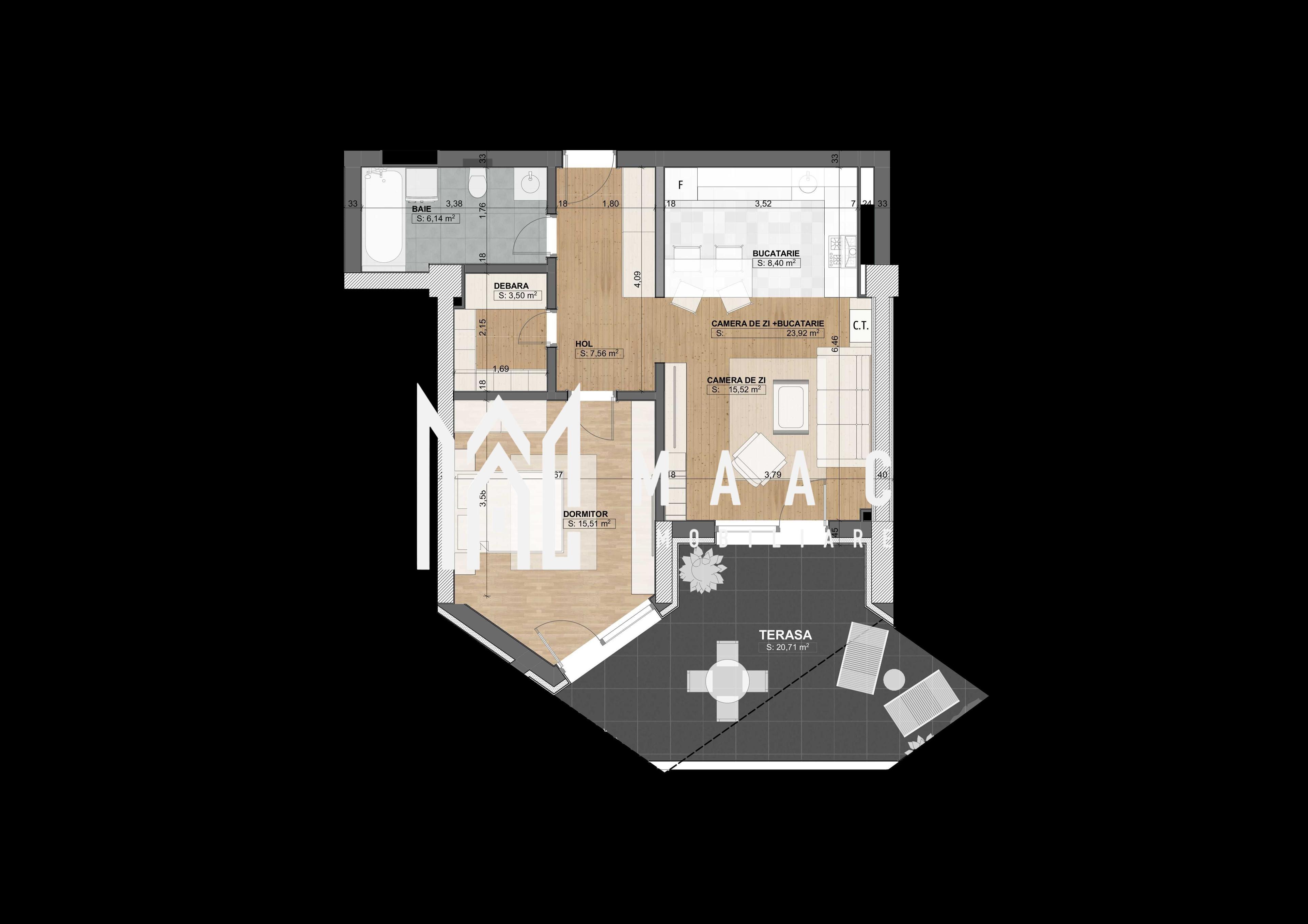 Apartament 2 camere I 65 mpu I Parter I Parcare I Evo- Șelimbăr - 6