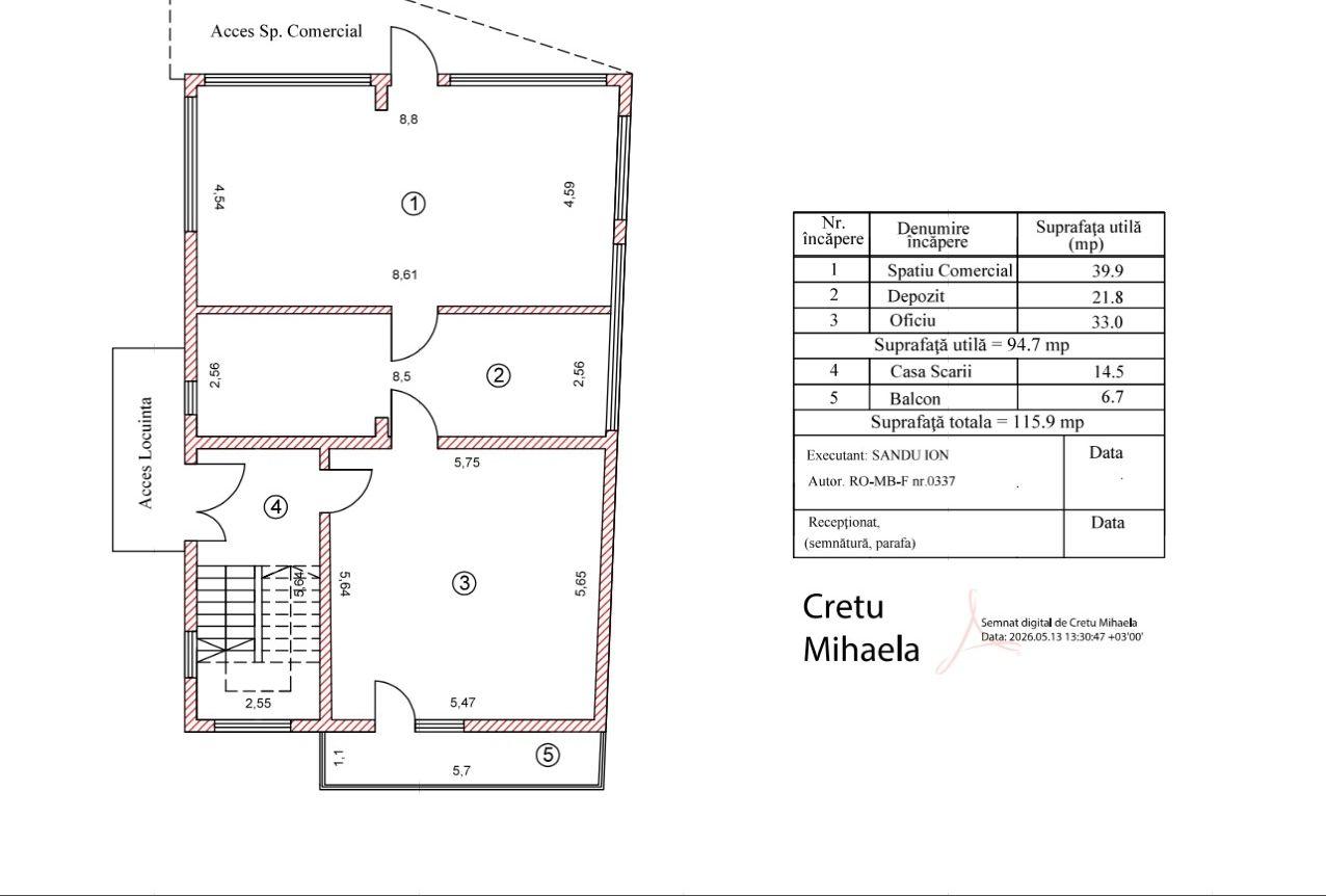 Salajan spatiu comercial 350 mp de inchiriat - 25