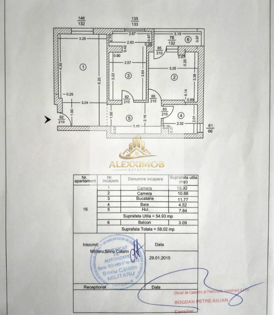 Apartament de Vanzare - 2 camere - 59 mp utili - POPESTI LEORDENI - 14
