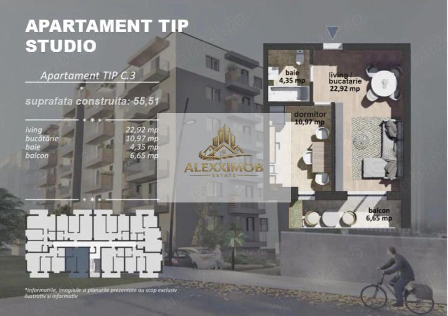 Studio de Vanzare - 47 mp - Berceni (Grand Arena) - 4