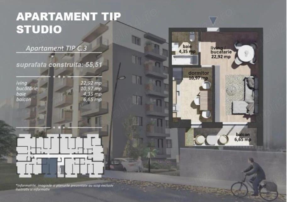 Studio de Vanzare - 47 mp - Berceni (Grand Arena) - 4