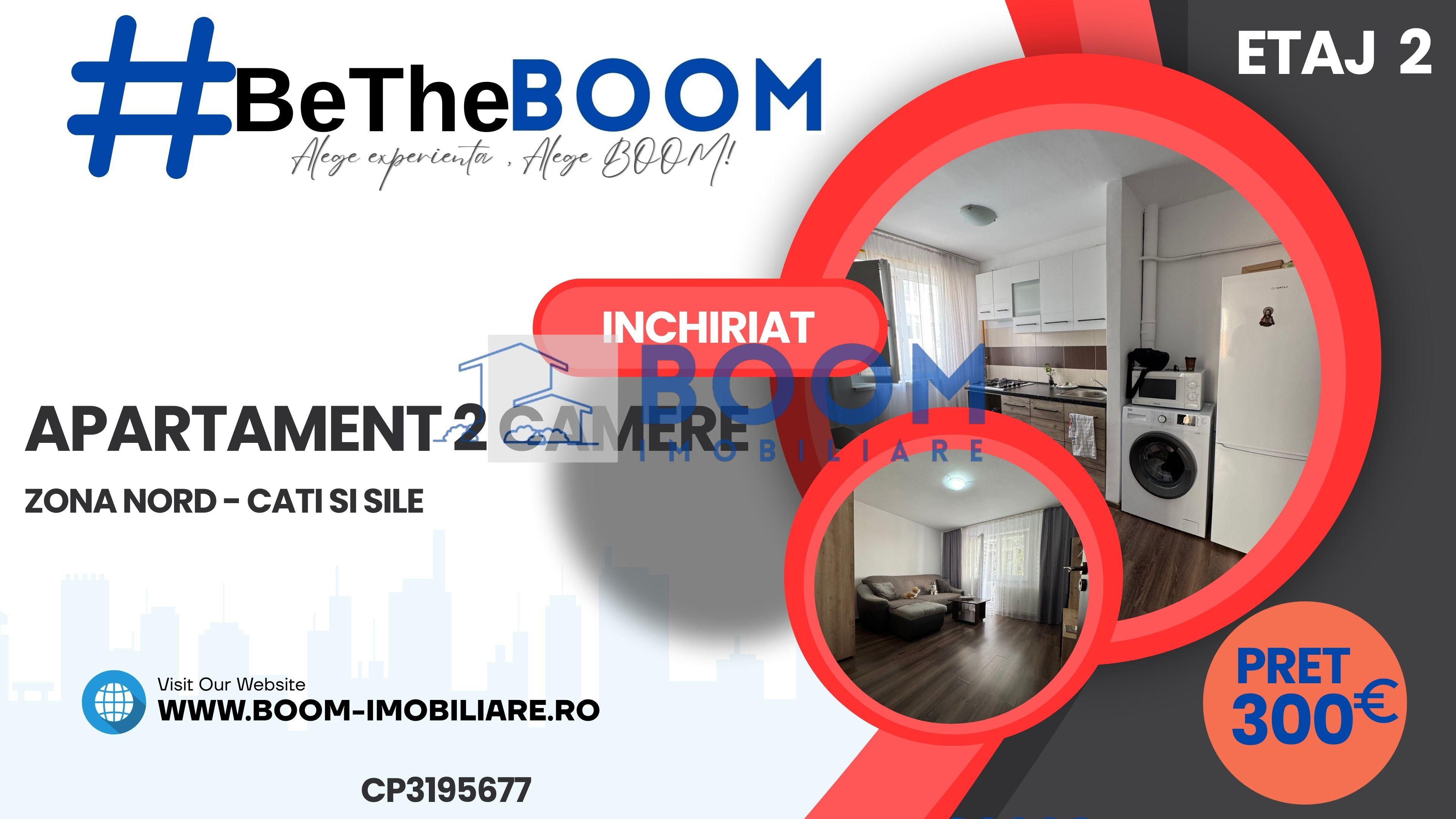 Apartament 2 camere de inchiriat | Zona Nord | Centrala proprie - 1