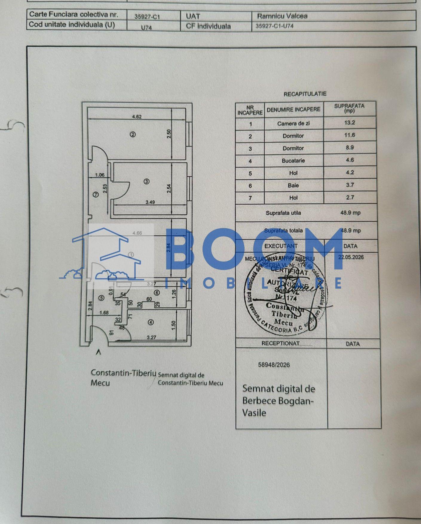 Apartament 3 camere | Zona Hermes | Geam la baie| Decomandat | - 7