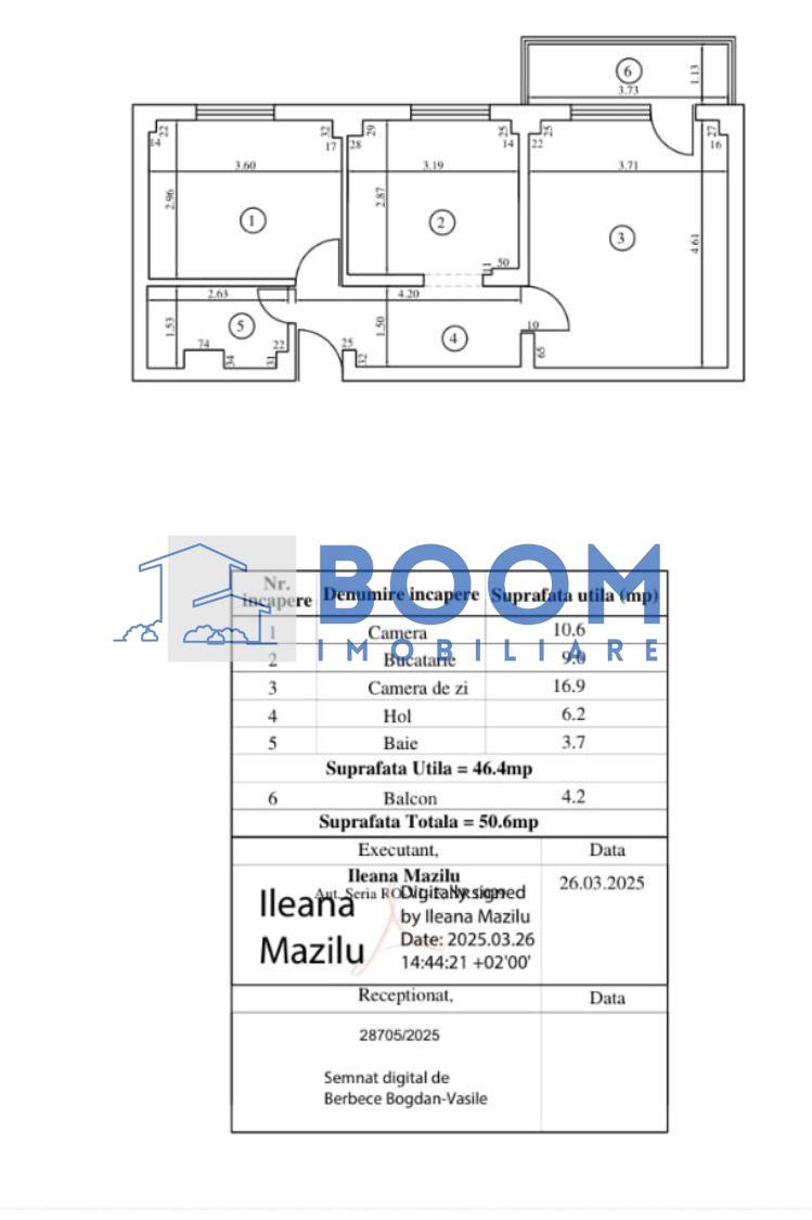 Apartament 2 camere | Etaj 1 | Zona Ostroveni | Gigacalorimetru - 8