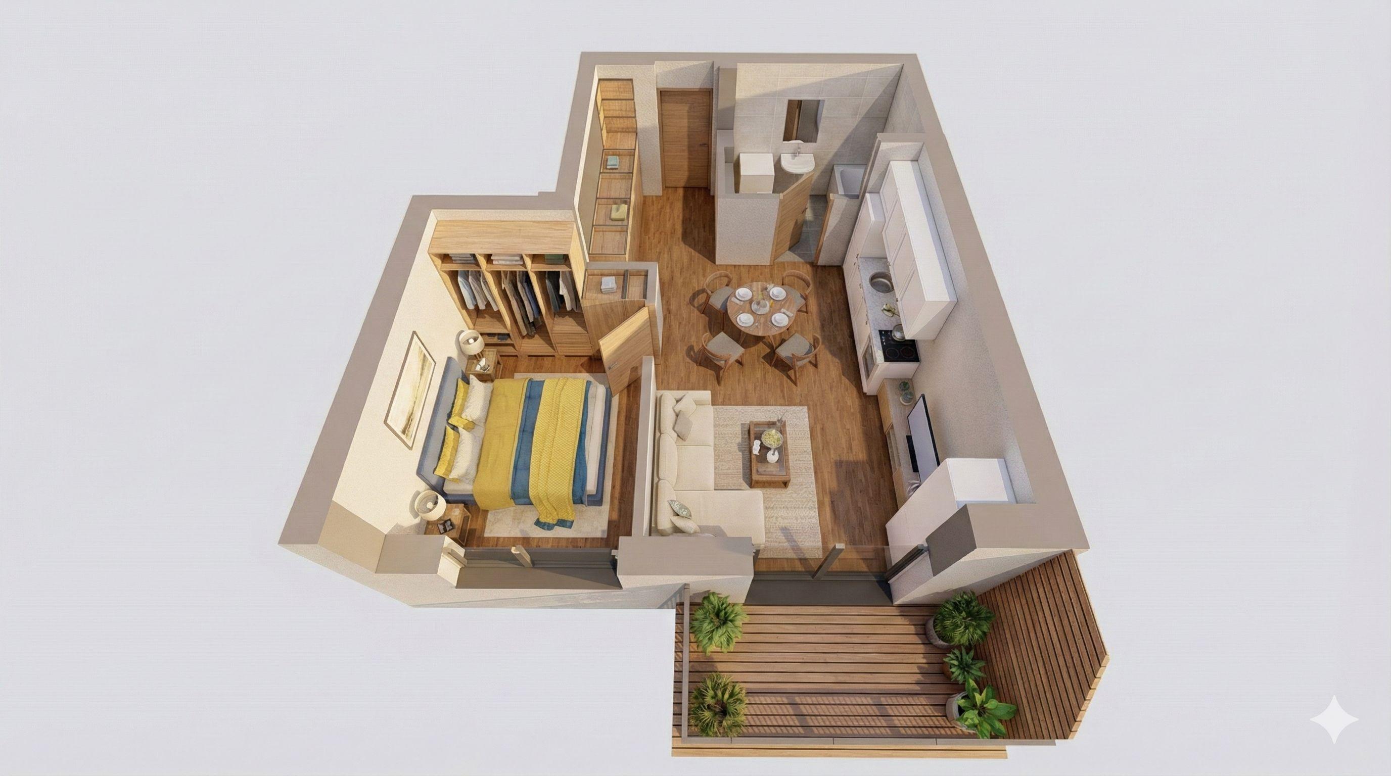 Apartament nou 2 camere în ARED AFI – Cel mai mic preț - comision 0 - 1