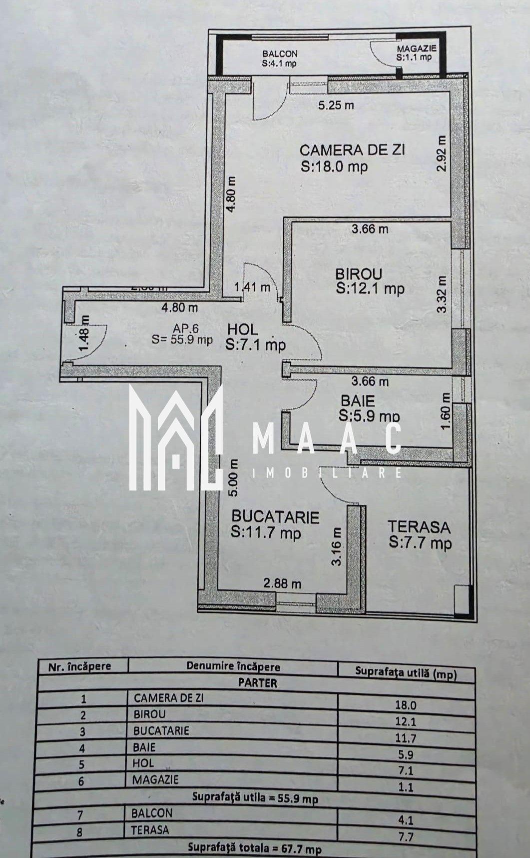 Apartament 2 camere | D-na Stanca I Gradina 38 mp, terasa - 8