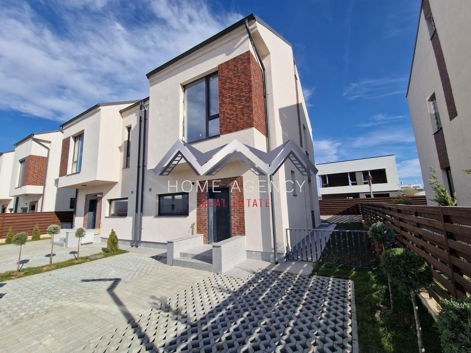 Casă P+1+M de vânzare în Otopeni–Tunari | Ansamblu nou, 3 dormitoare, mobilată - 1