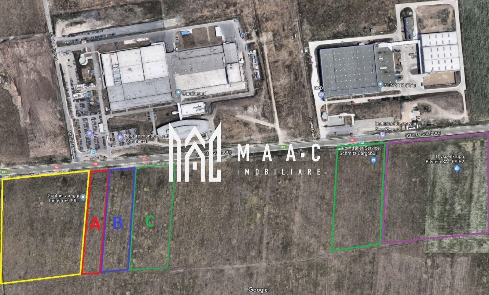 Teren intravilan 14.056 mp | Exterior Vest Sibiu | front 67 m - 1