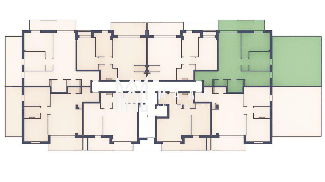 Apartament 3 camere | Balcoane/Terase 31.7 mp | Gradina ca. 61mp | Turnisor - 6
