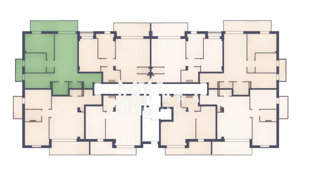 Apartament 3 camere | Balcoane 15.1 mp | Etaj 1 | Turnisor - 6