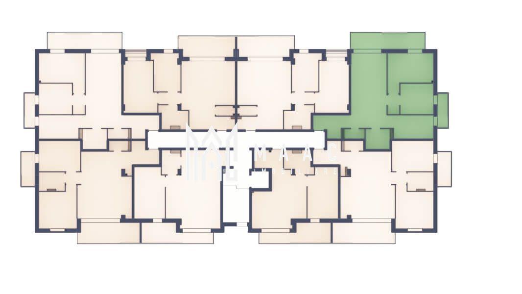 Apartament 3 camere | Balcoane 15.1 mp | Etaj 1 | Turnisor - 6