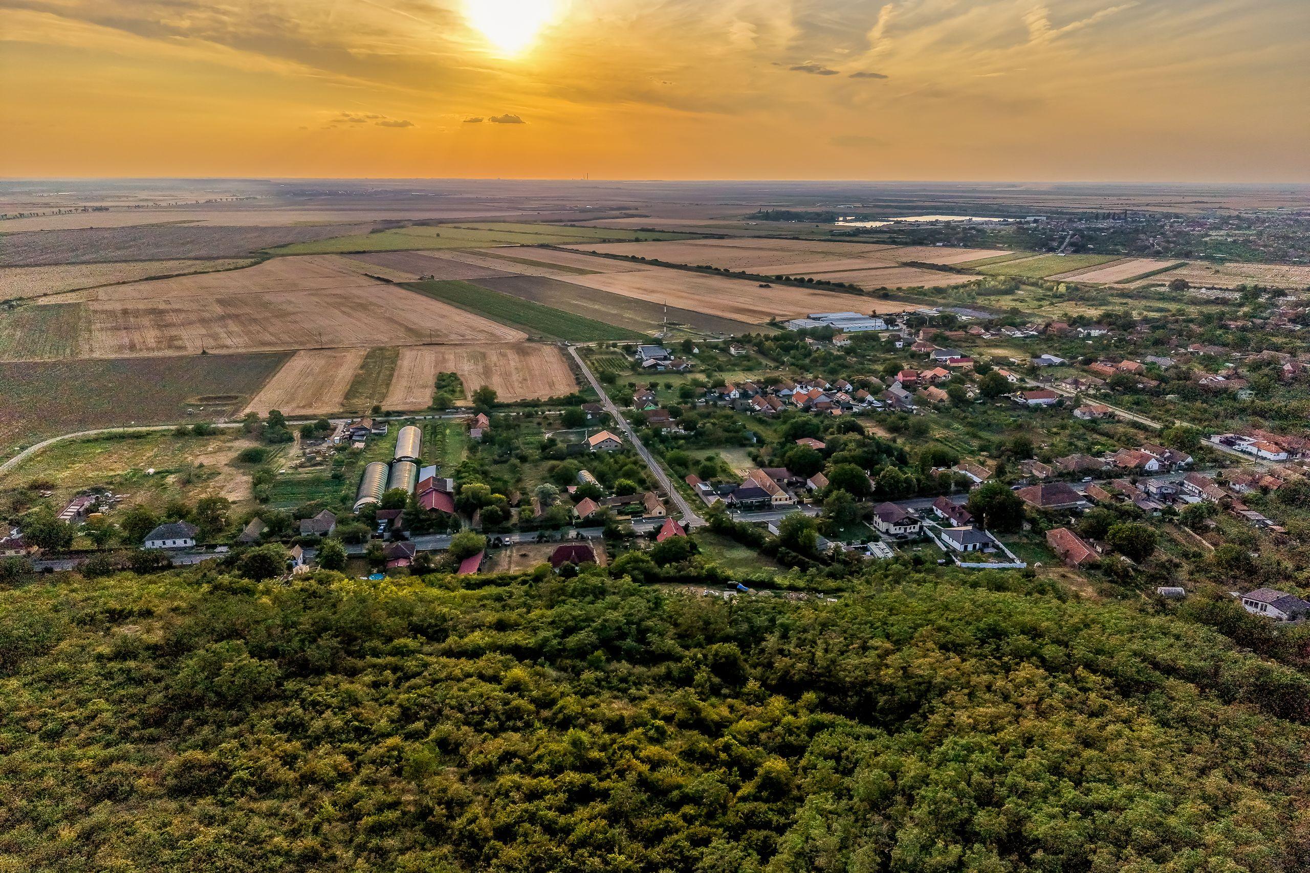 Teren pe deal, 1.150 mp, în Miniș, front 26 m, Drumul Vinului - 1