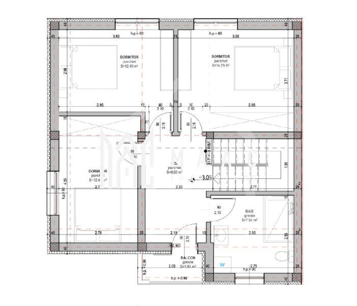Casă 4 camere duplex | Șura Mare | teren 334 mp, terasă - 4