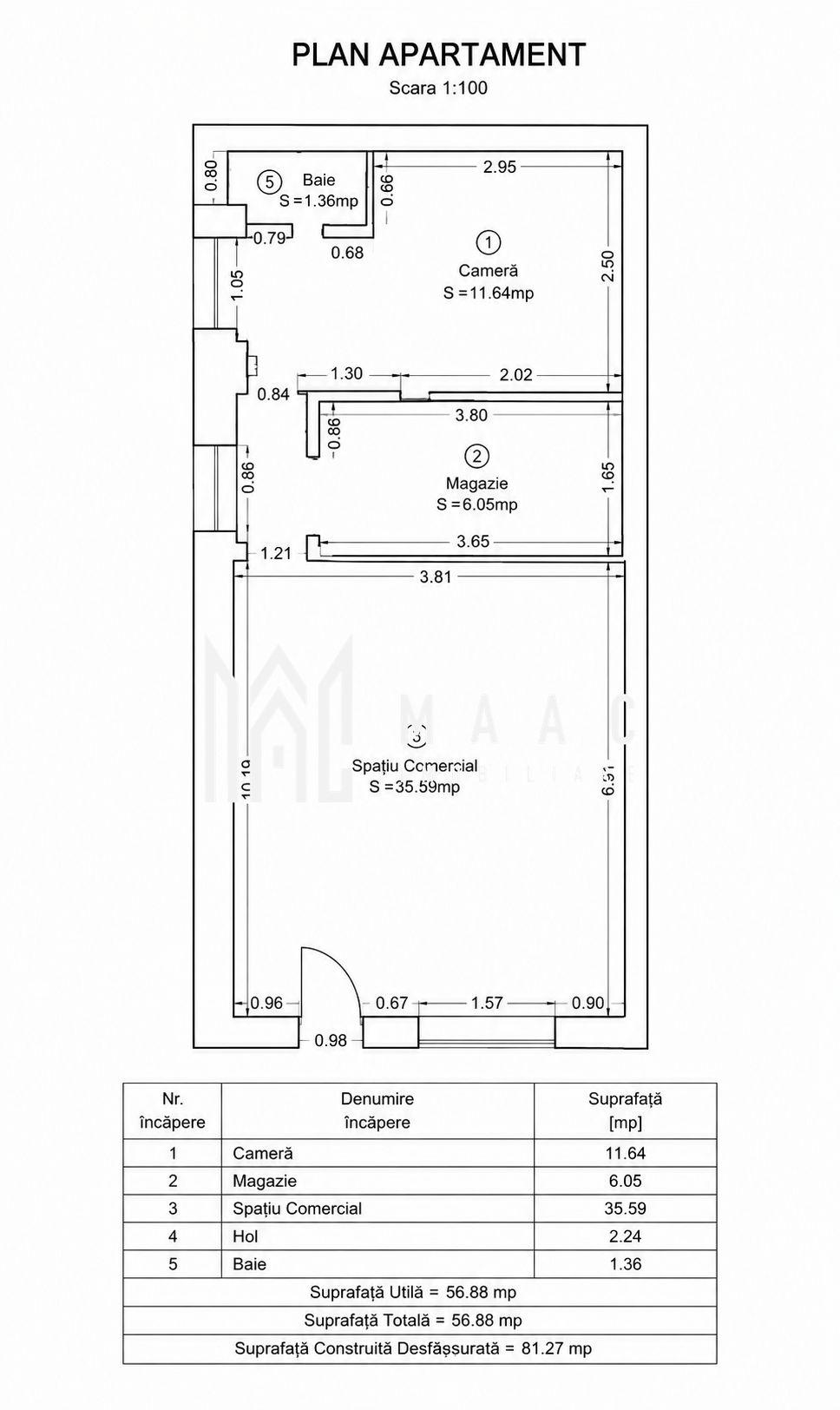 Spatiu Comercial I 58mpu I Vitrina I Vad Pietonal I Central - 1