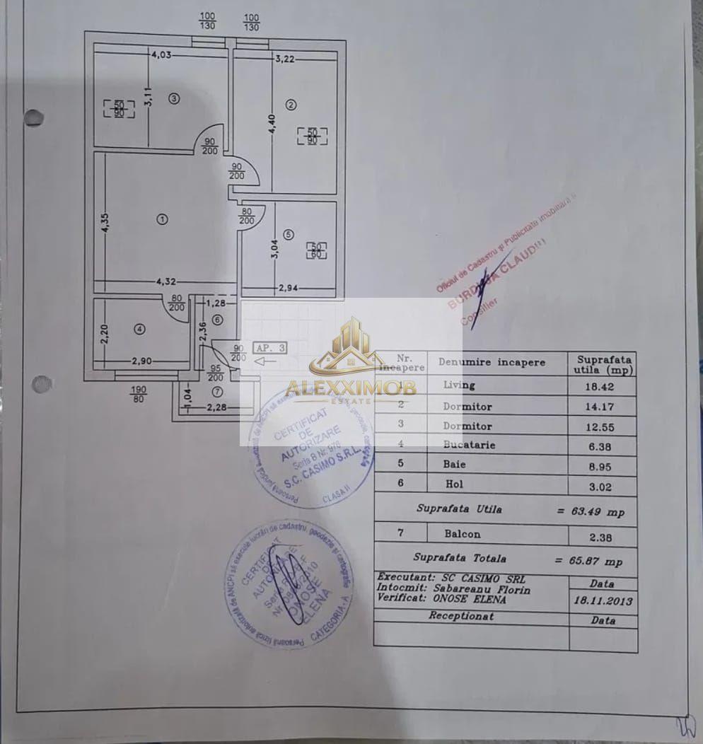 Apartament de Vanzare - 3 Camere - Mansarda vila - 65 MP - 16