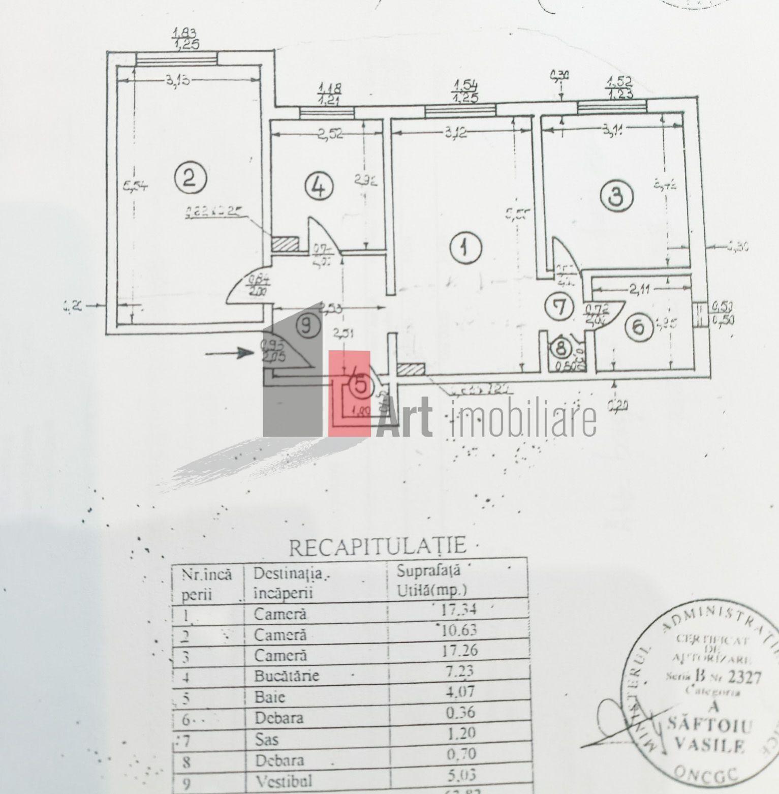 Apartament 3 Camere Rahova, Centrală Proprie – Mobilat Utilat parcare - 12
