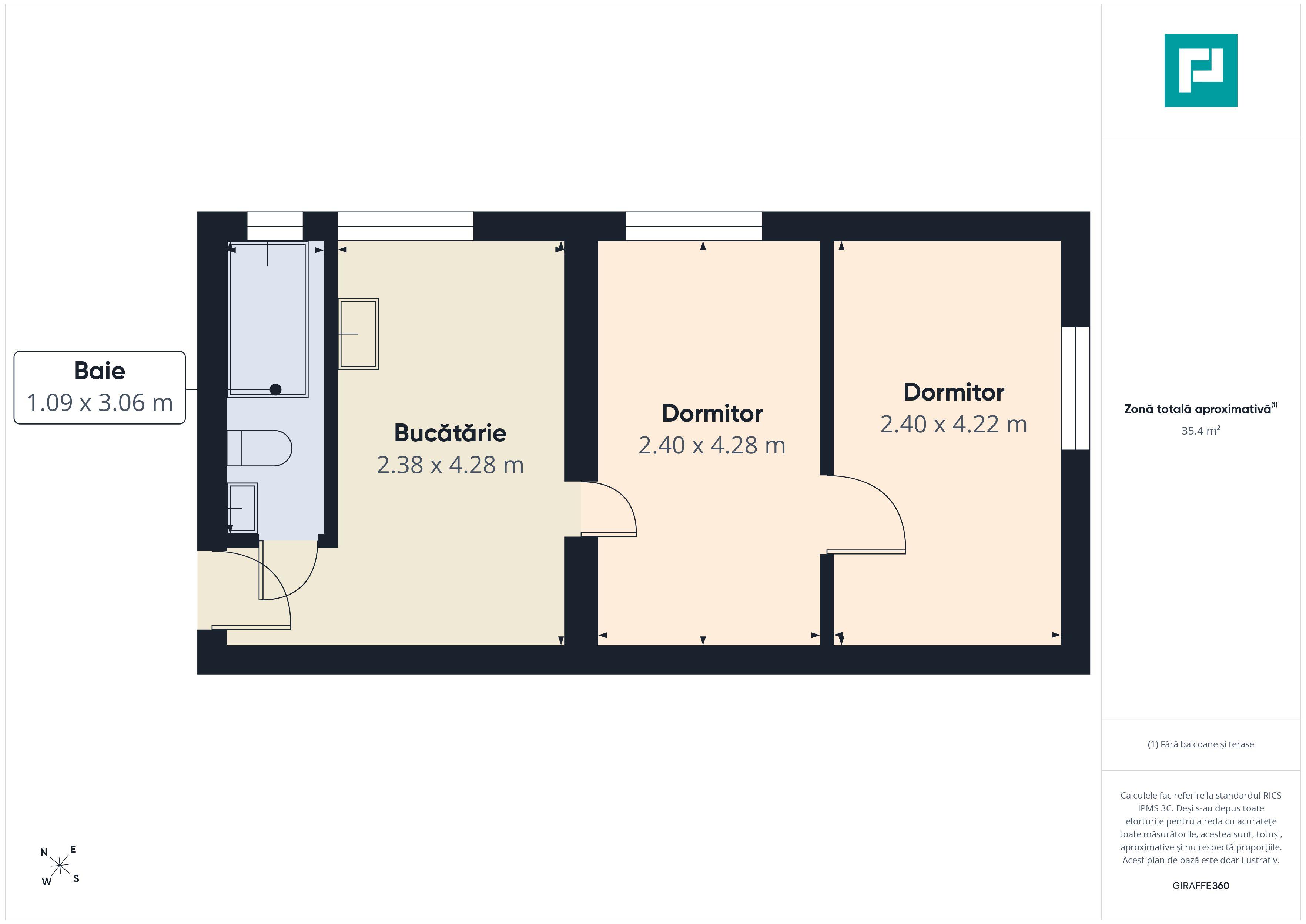 2 camere, parter – sector 5, Ferentari - 3