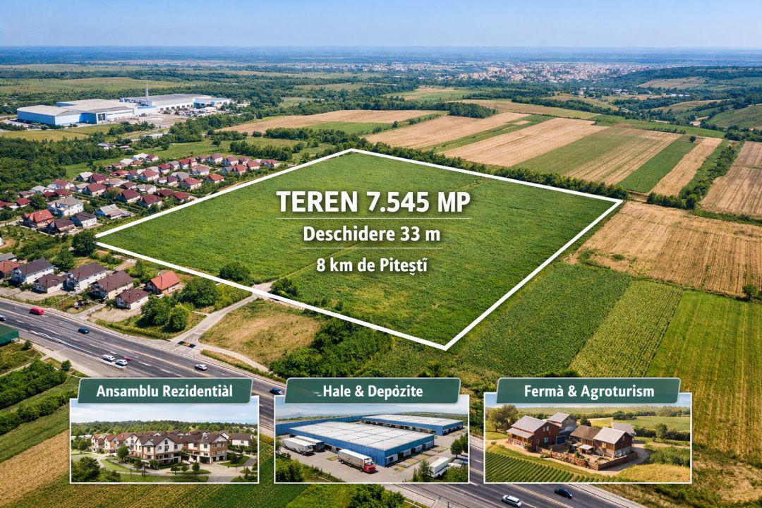 Oportunitate de investitie! Teren intravilan Maracineni 7545 mp - 1