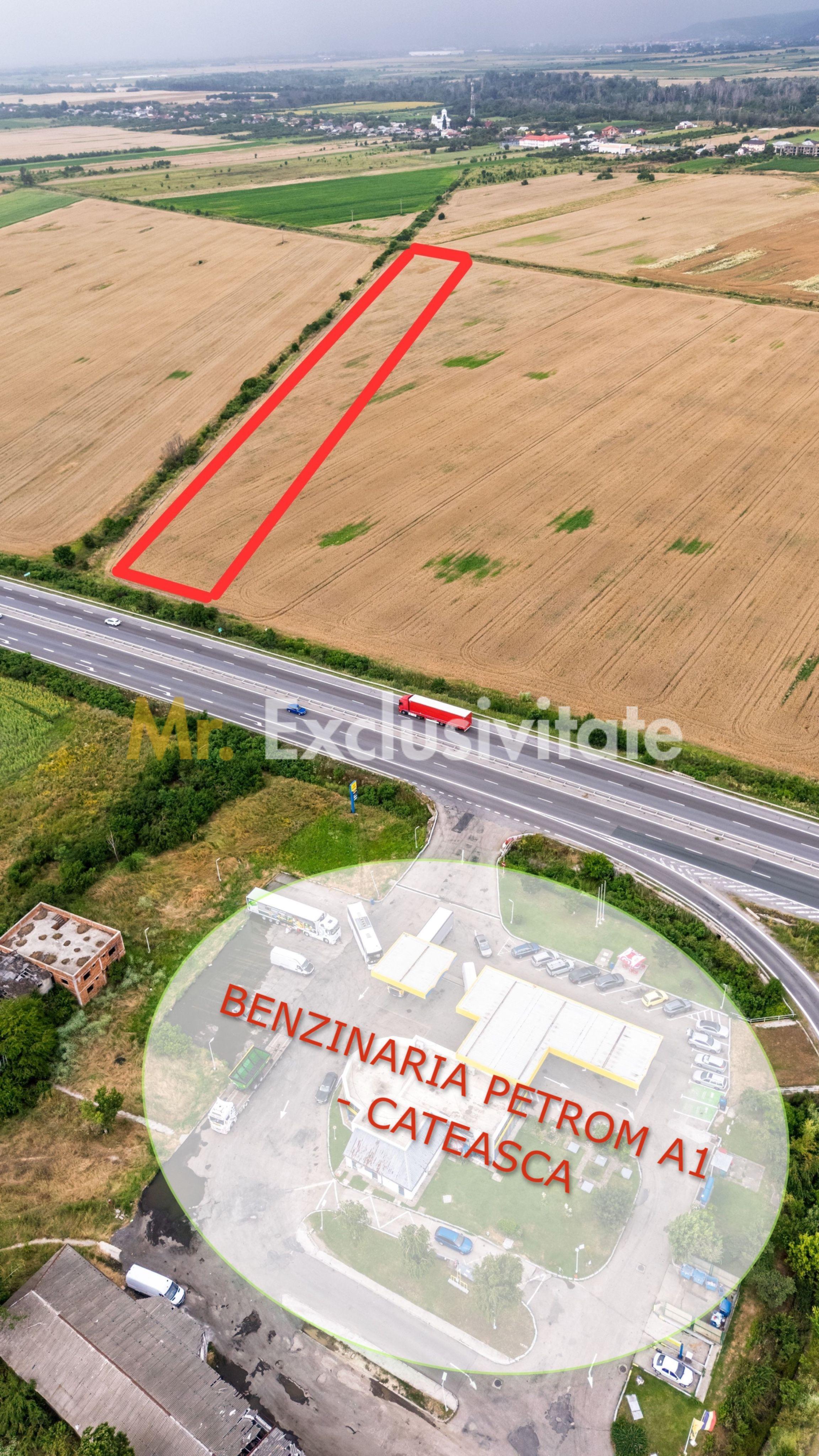 Teren investitional 9.303 mp | Proximitate Autostrada A1 | Cateasca - 1