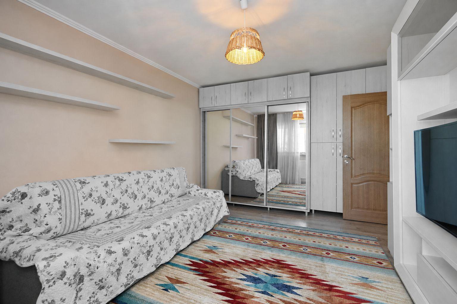 Apartament cu 3 camere, 2 băi și balcon închis | Exercițiu - 7