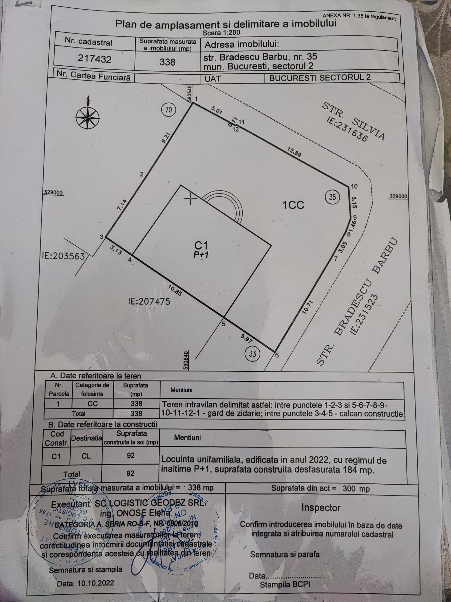 Vand Vila deosebita P+1 Barbu Bradescu nr 35 sector 2 - 33