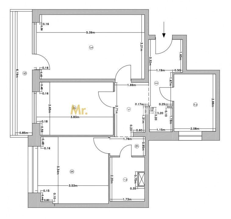 Ap. 3 camere, decomandat, etaj 2, Lacul Tei, Bucuresti - 8