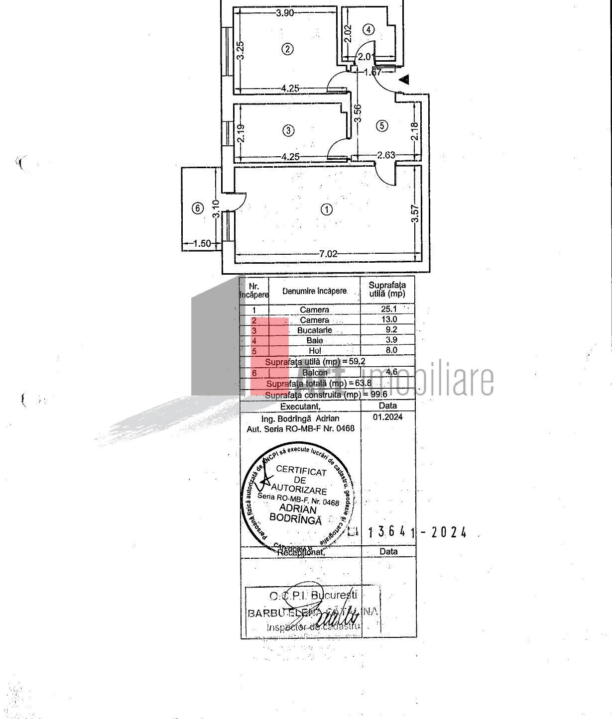 Apartament apartament 2 camere Exigent Faza 5 Lujerului - 15