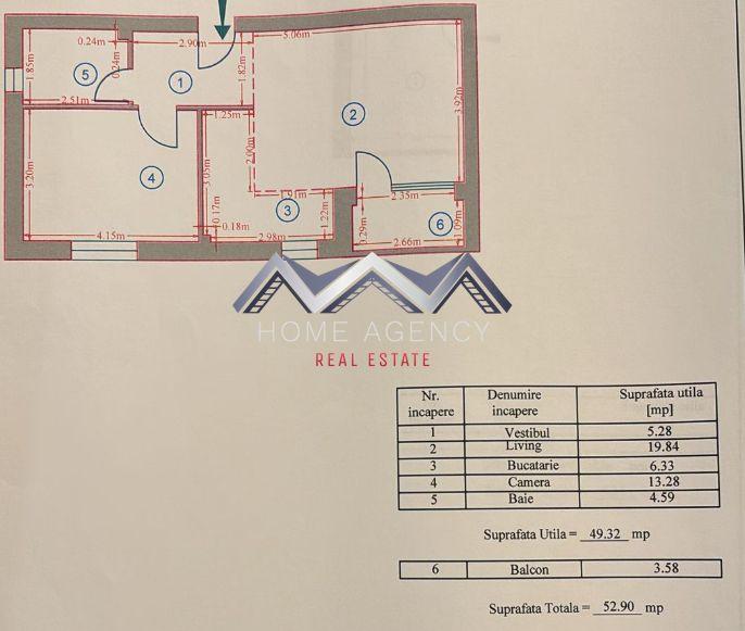 Apartament 2 camere Otopeni | mobilat, utilat, parcare | bloc cu lift - 8
