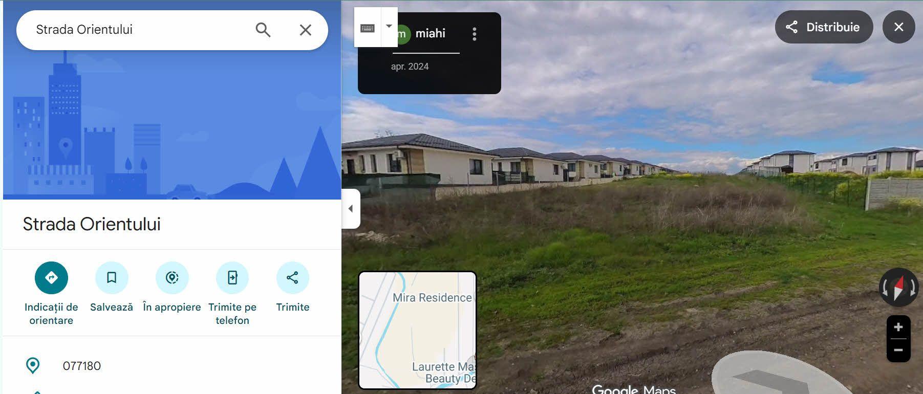 Teren intravilan 10.000mp Tunari - strada Orientului - 1