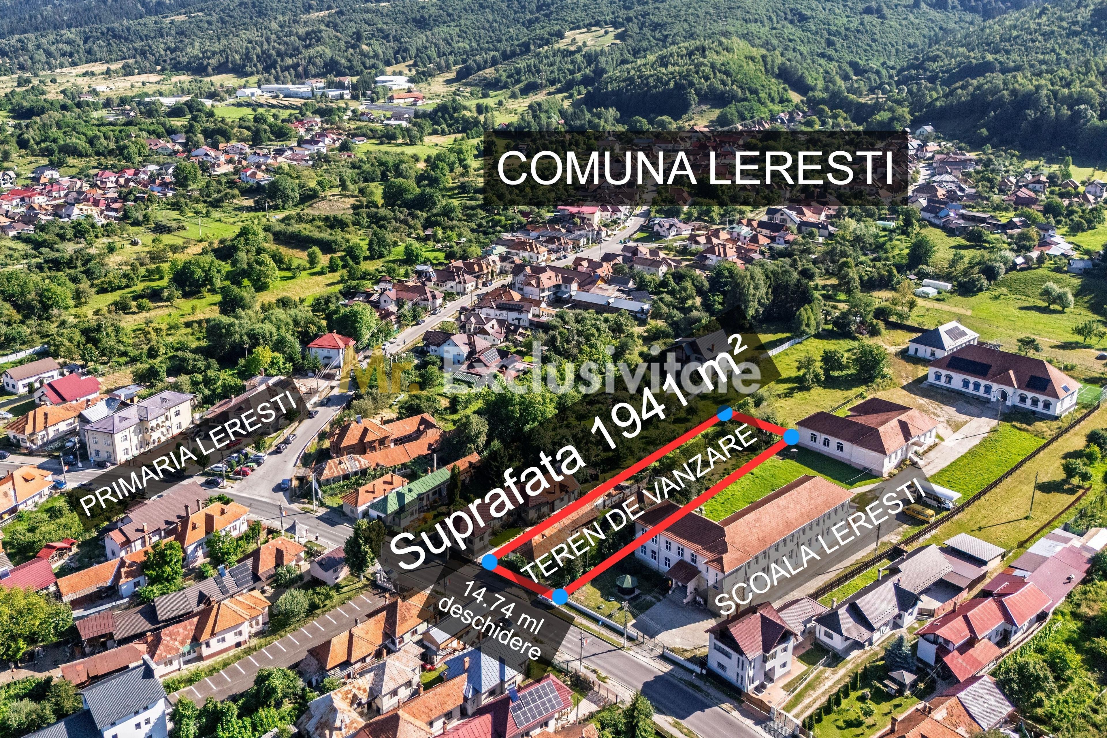 Teren cu potential exceptional 1941 mp– Centru Leresti | Campulung - 1