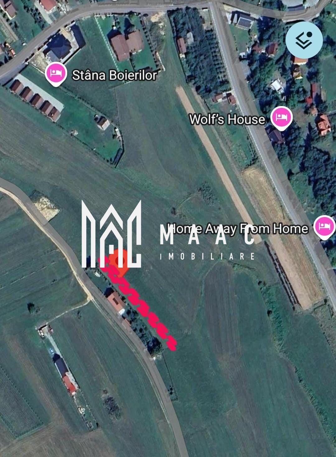 Teren extravilan de vânzare | Zona Marajdie-Gura Râului | 1.198 mp - 1