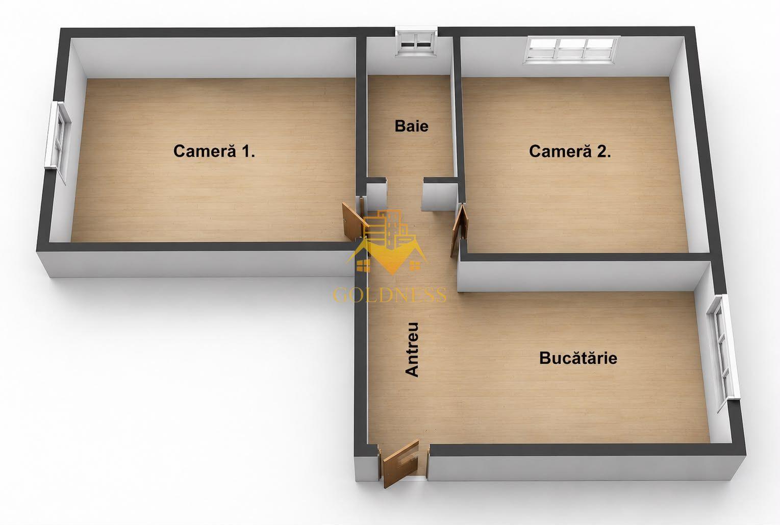 Comision 0%! Apartament 2 deco etaj 3/4 + boxa Intre Lacuri! RENOVAT! - 6