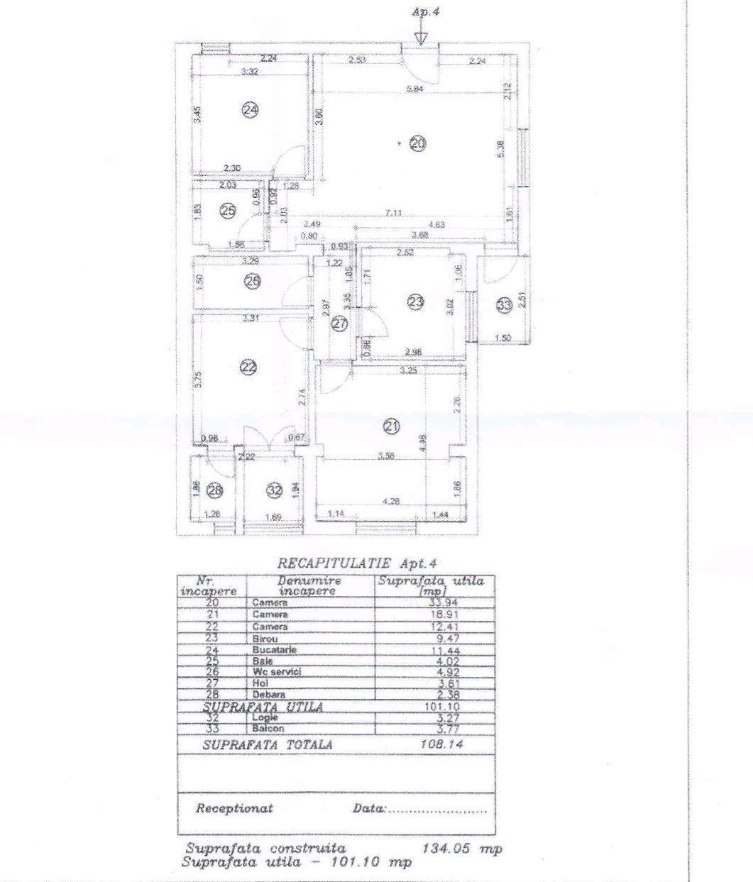 Cismigiu 4 camere decomandat mobilat de inchiriat - 30
