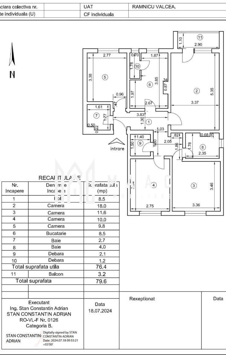 Apartament 4 camere de vânzare | Râmnicu Vâlcea, Ostroveni | 80 mp - 7