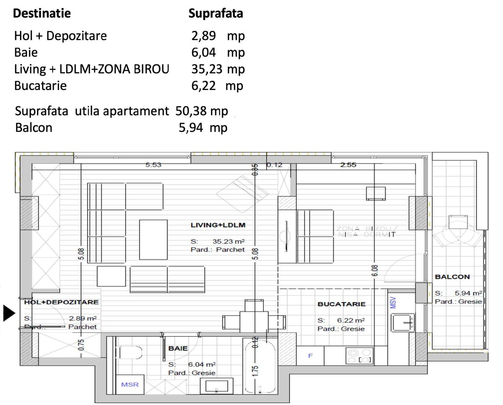 Garsonieră Premium 50 mp zona Noua Aer Curat Natură și Confort - 7