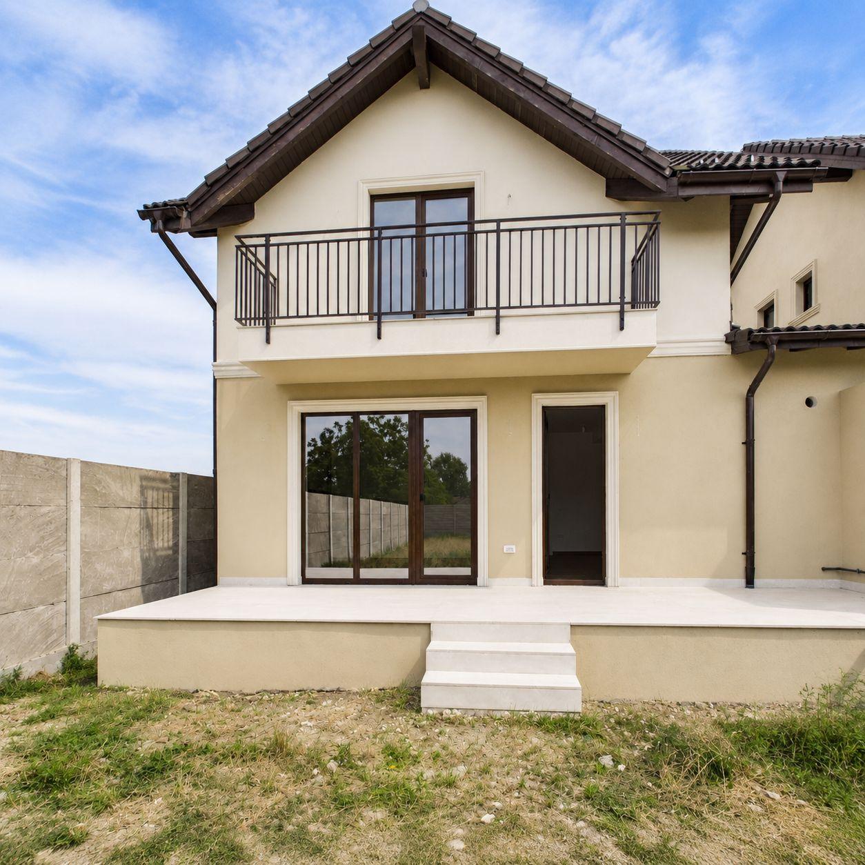 Casă individuală nouă | 3 dormitoare | Curte 300 mp | - 1