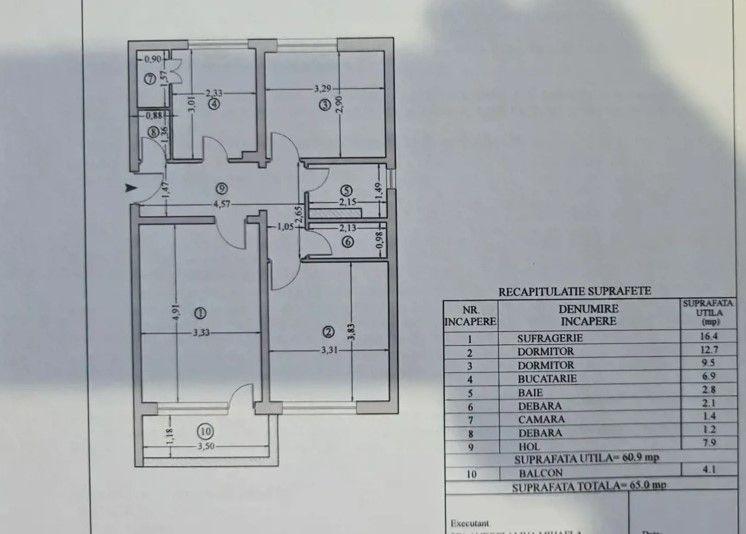 De vanzare apartament cu 3 camere etj 3, Mazepa 1, 80.000 euro - 5