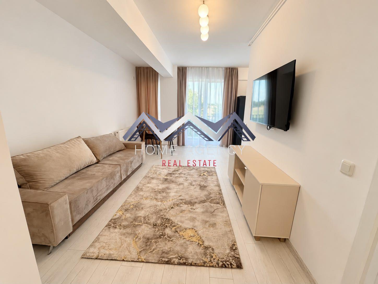 Apartament 2 camere, mobilat și utilat, parcare inclusă, Otopeni
