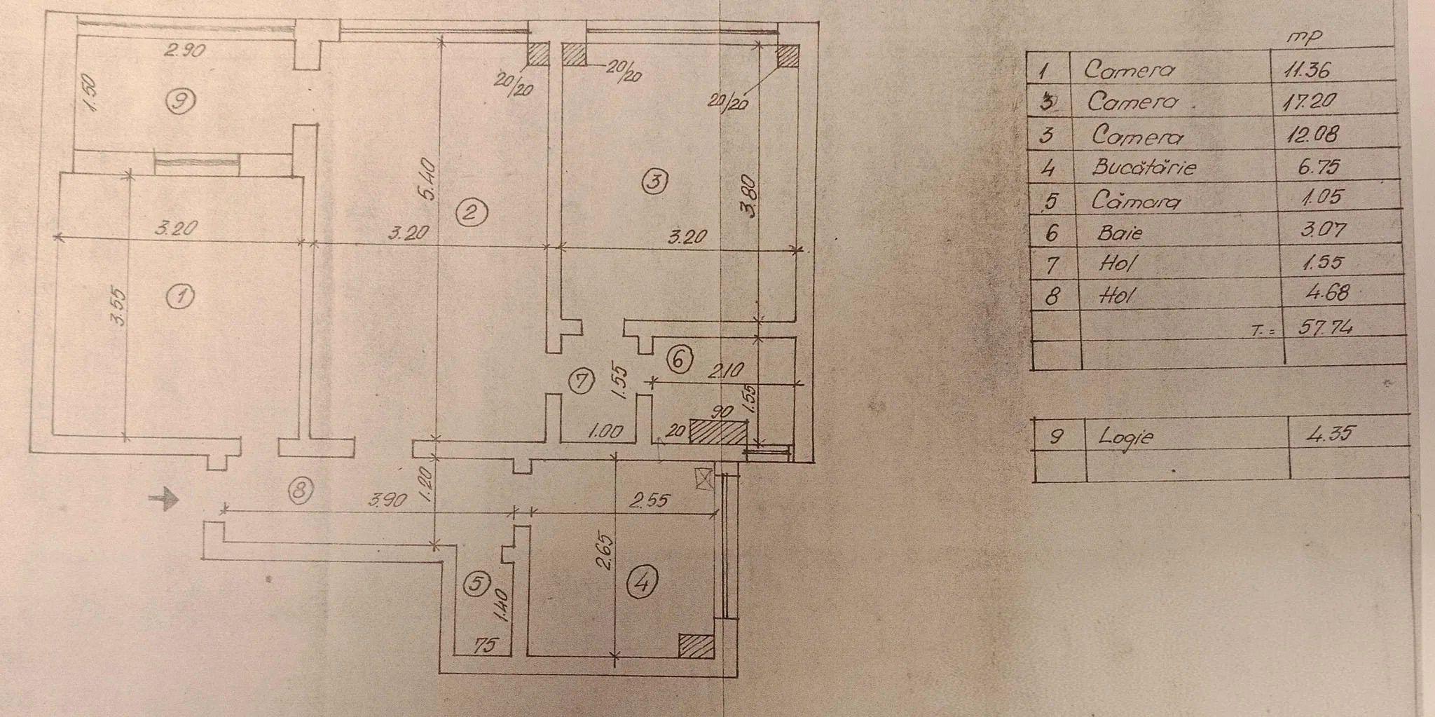 3 camere cu lumină din plin și potențial de personalizare Bulevardul Griviței - 16