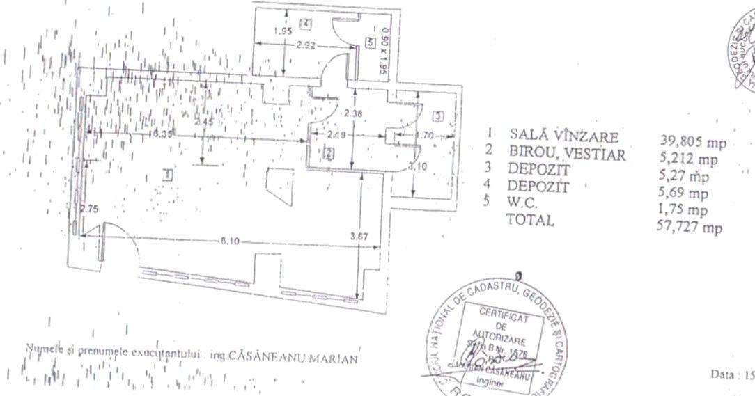 Magheru Lido spațiu comercial 116 mp, parter + subsol, vitrină - 3